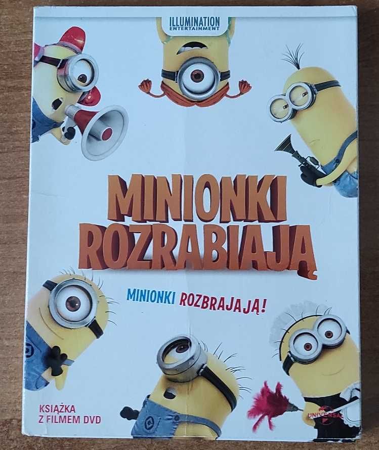 DVD: Minionki rozrabiają Angry Birds Wall-E Batman Moc superbohaterów