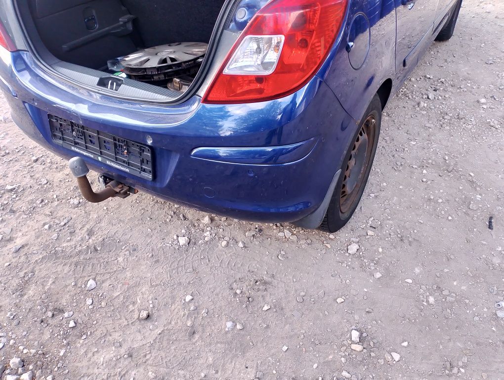 Zderzak tył opel corsa d