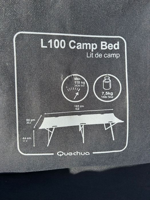 Cama de campismo dobrável