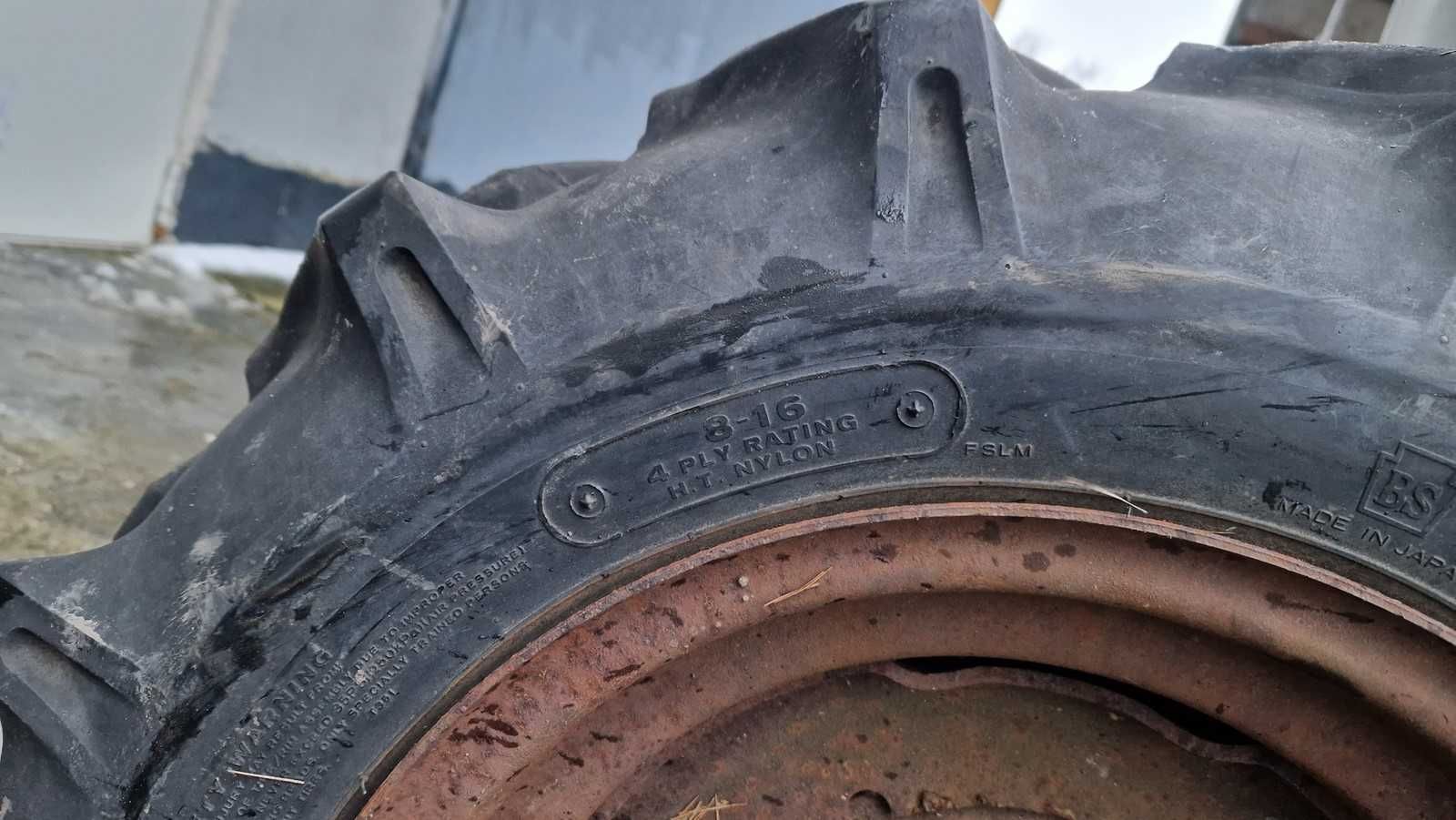 8-16 Bridgestone Mini Traktorek Iseki Kubota Yanmar