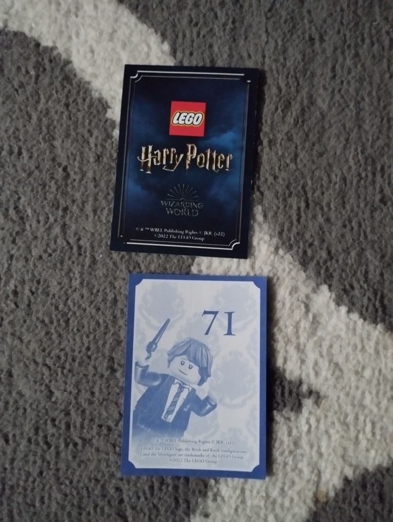 LEGO saszetka Harry Potter naklejki i karta