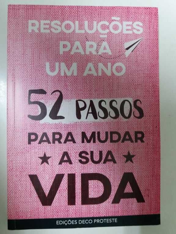 Resoluções para 1 ano - 52 passos para mudar vida