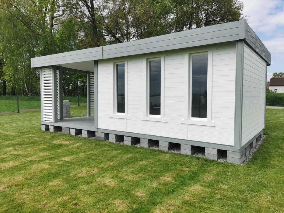 Domek narzędziowy, ogrodowy,drewniany,gospodarczy,3x3m+taras3x3m