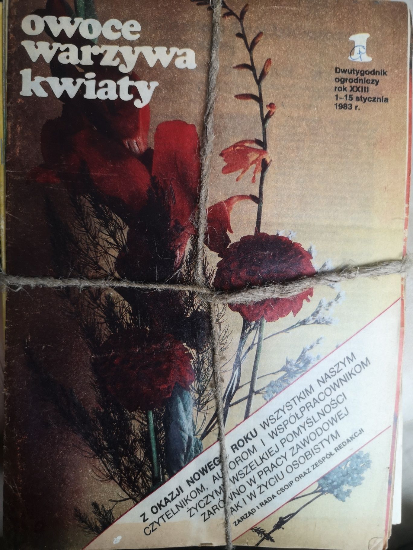 Owoce Warzywa Kwiaty dwutygodnik z lat 1979 - 1984