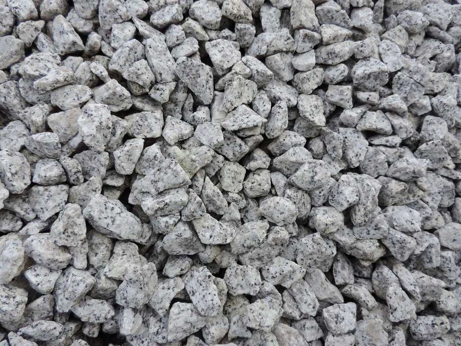 Grys Granitowy szary bez przebarwień / Kruszywa Ogrodowe / Transport