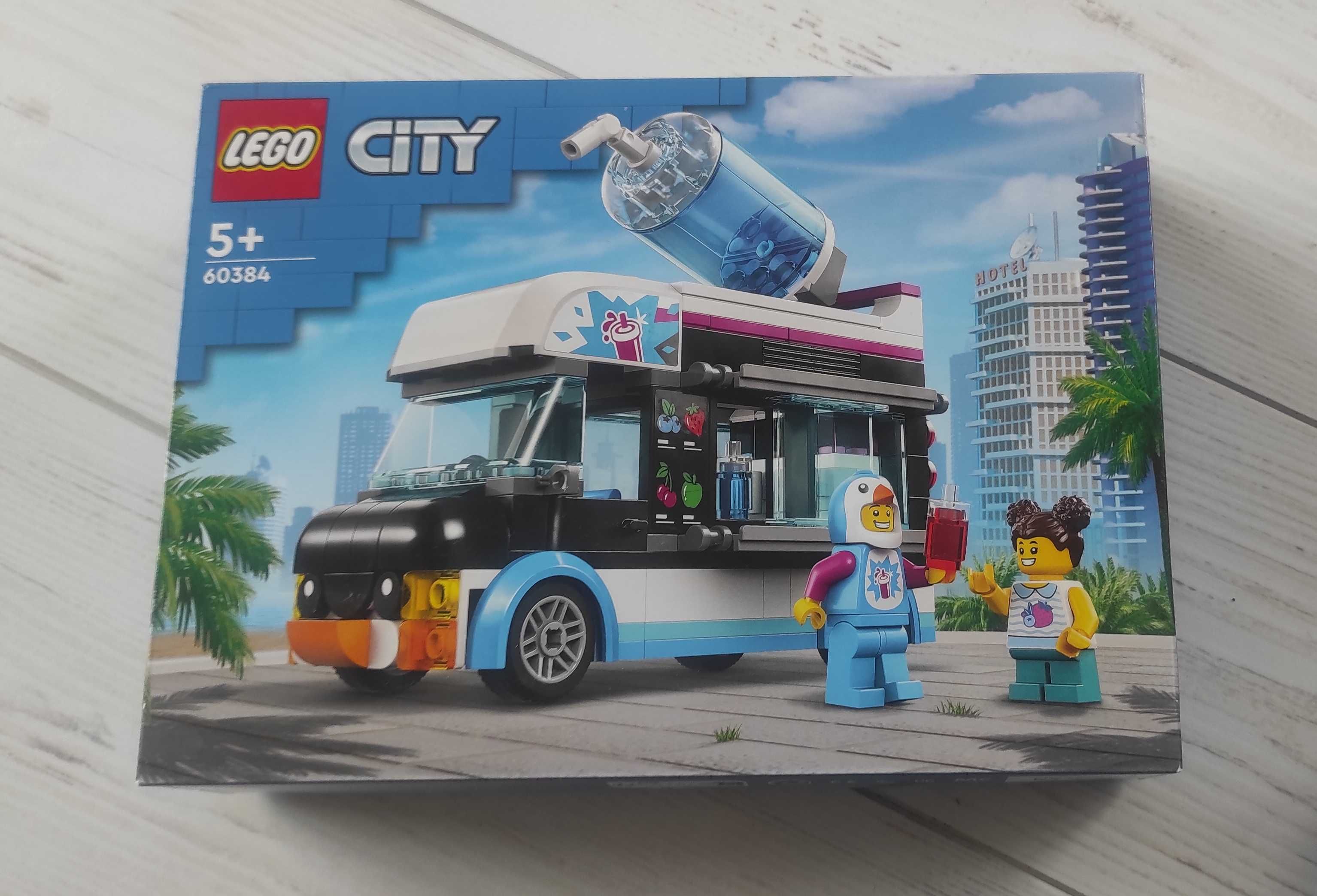 LEGO 60384 City Pingwinia furgonetka ze slushem