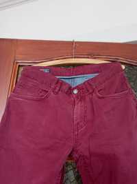 Spodnie meskue 32\32 T Hilfiger bordo