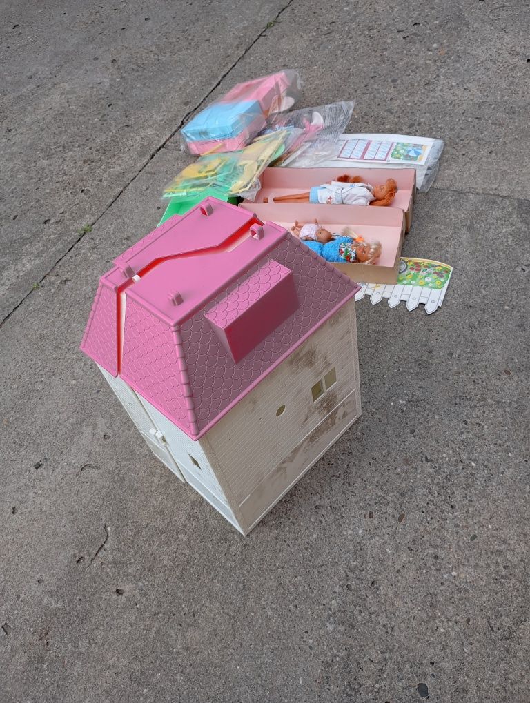 Domek dla lalek barbie zestaw Nowy!