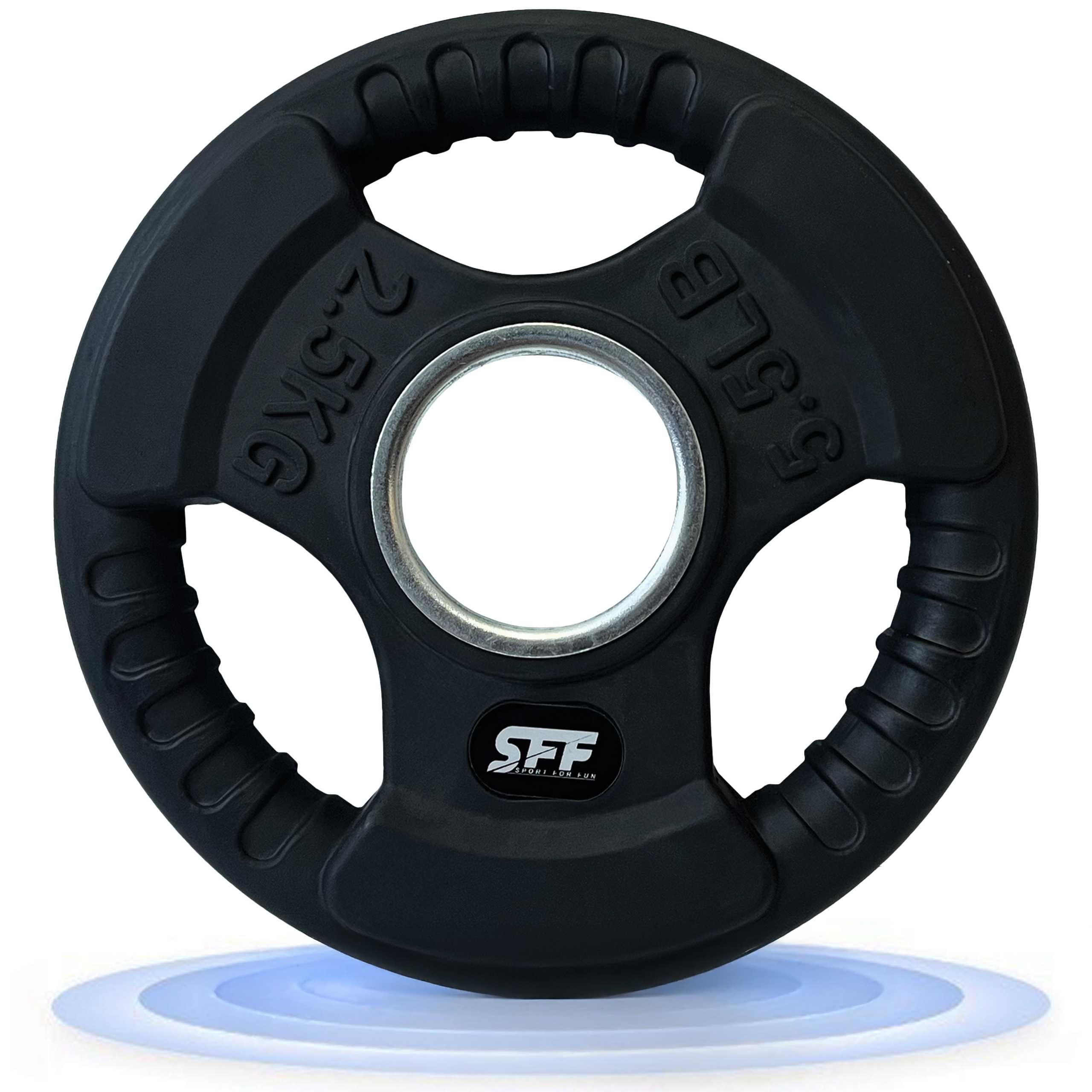 Obciążenie olimpijskie zestaw 4x2,5kg gumowane 51mm