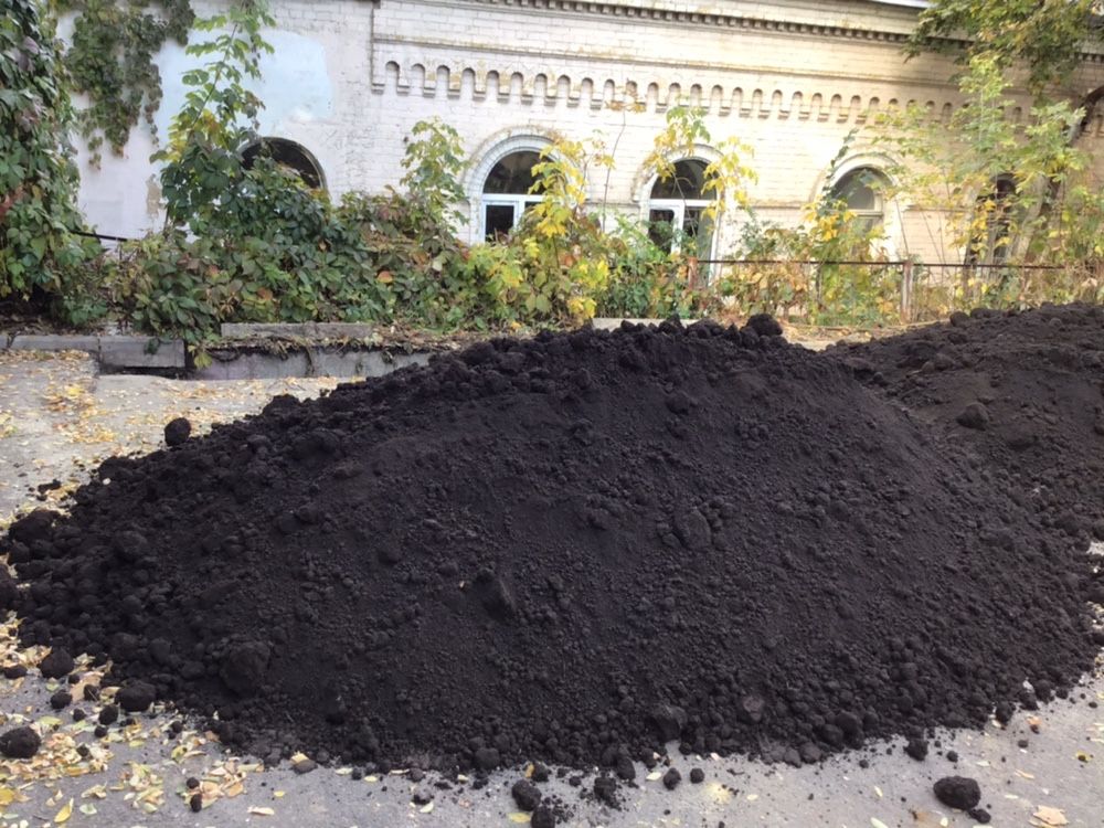 Машина чернозема, торф