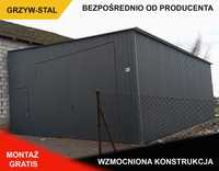 GARAŻE BLASZANE|Wiata|Hala|Magazyn|Konstrukcja- 7x9m - GrzywStal