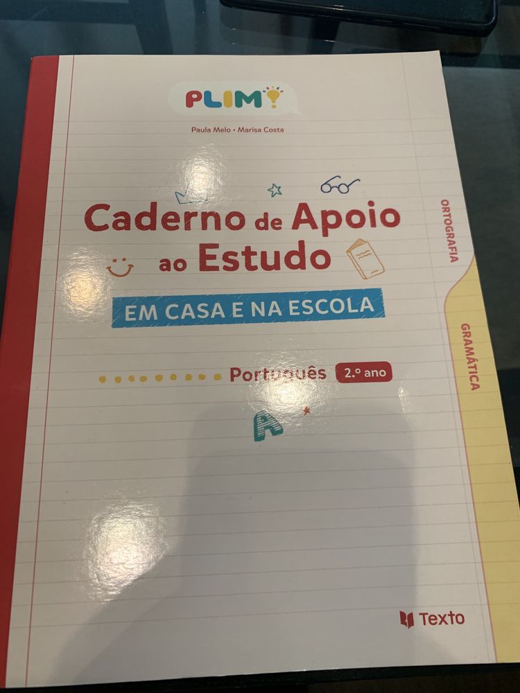 Cadernos de avaliação e de apoio de matemática e português do 2 ano