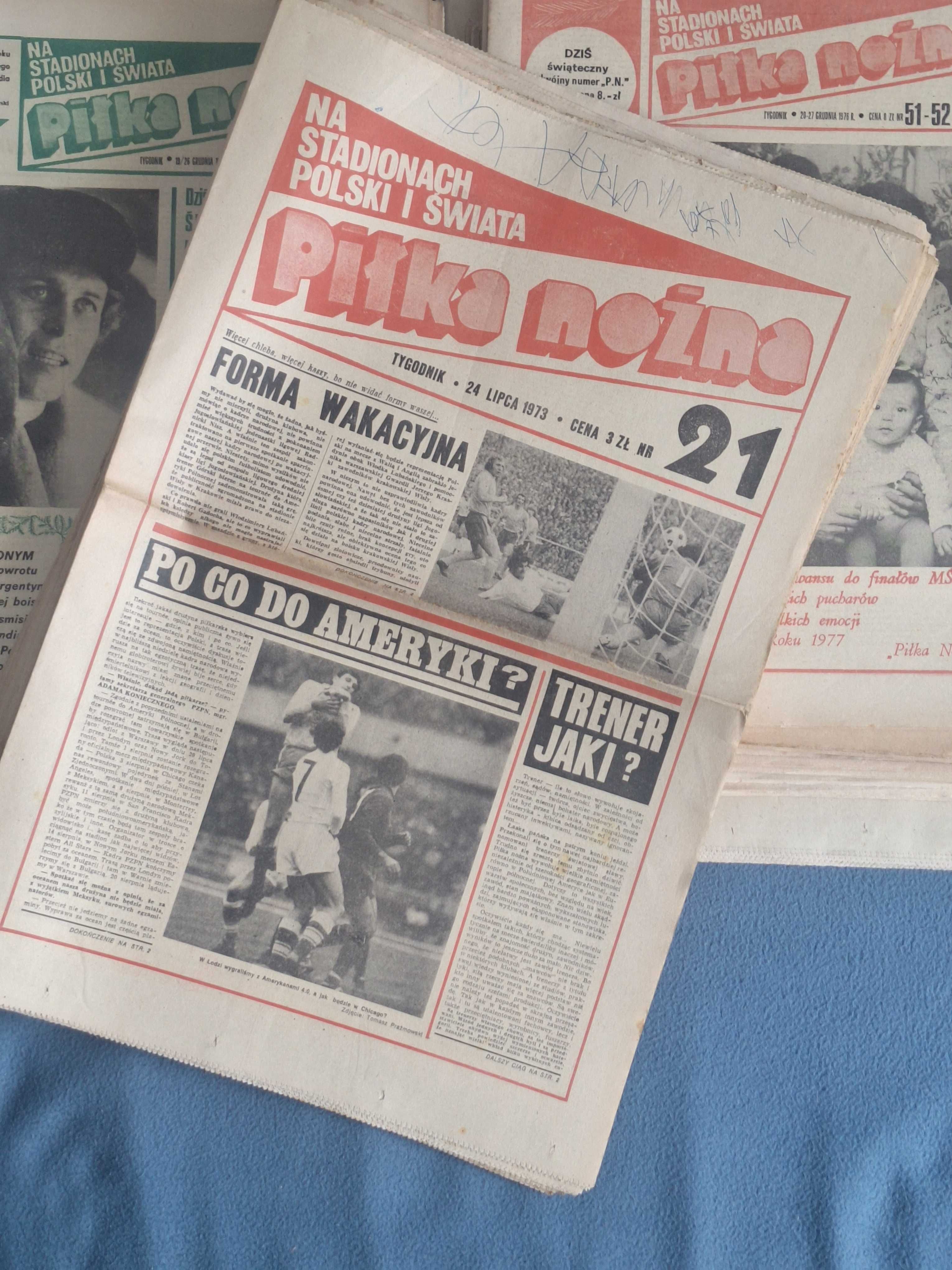 Tygodnik Piłka Nożna od 1973 do 1980 opis