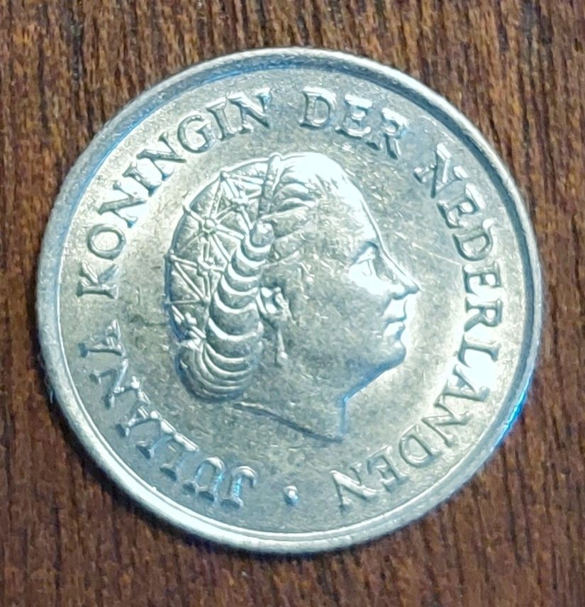 Moeda Holandesa de 1961 (25 Cent.)
