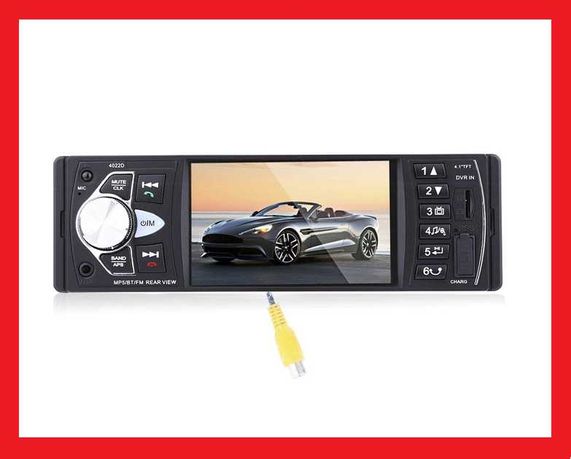 Автомагнитола UKC 4022D plus Bluetooth USB AUX 1 din TFT 4.1''