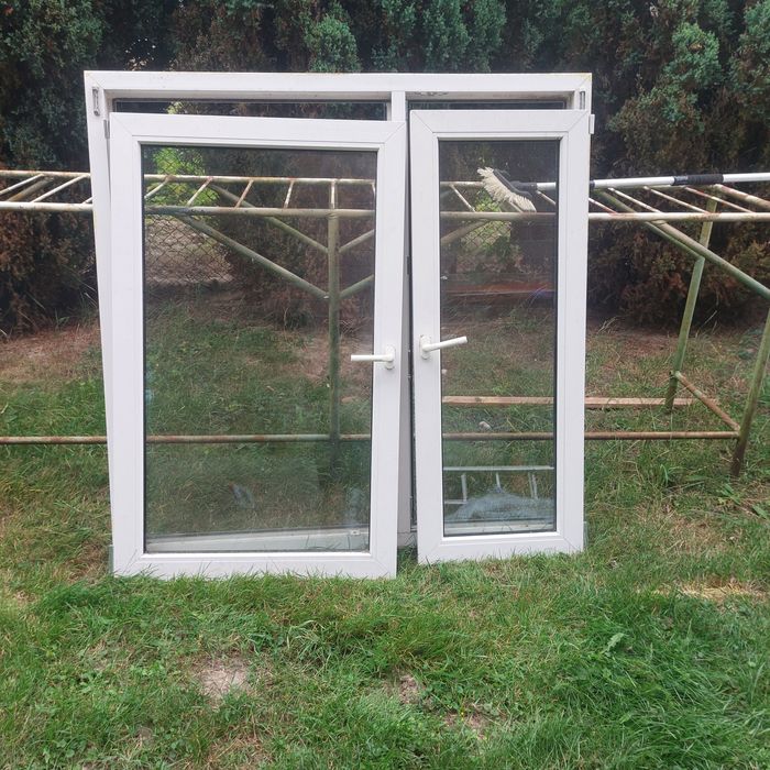 sprzedam okna z demontażu  wym.146,5 -143,5 bardzo  dobrym stanie.