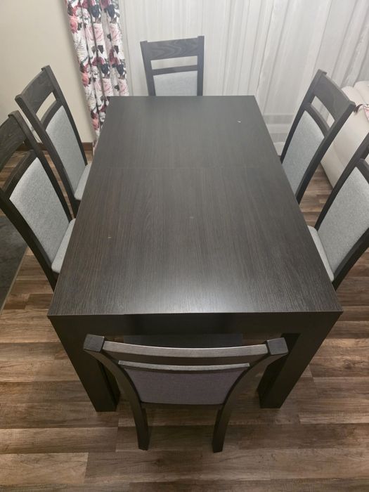 Stół rozkładany + krzesła