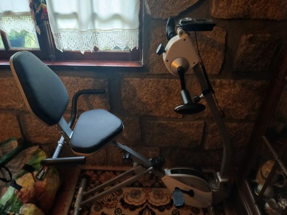 Bicicleta Dual Fit Estática. Desdobrável