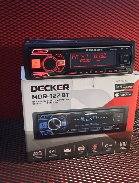 Автомагнітола DECKER MDR-122 BT DSP Bluetooth