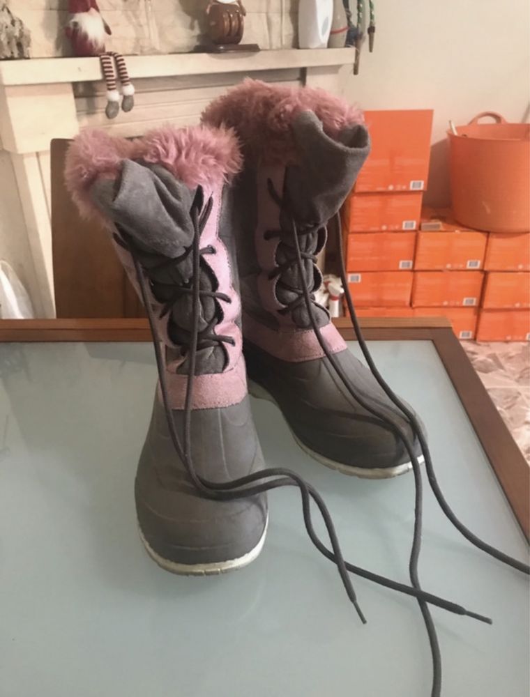 Botas Impermiáveis e Quentes