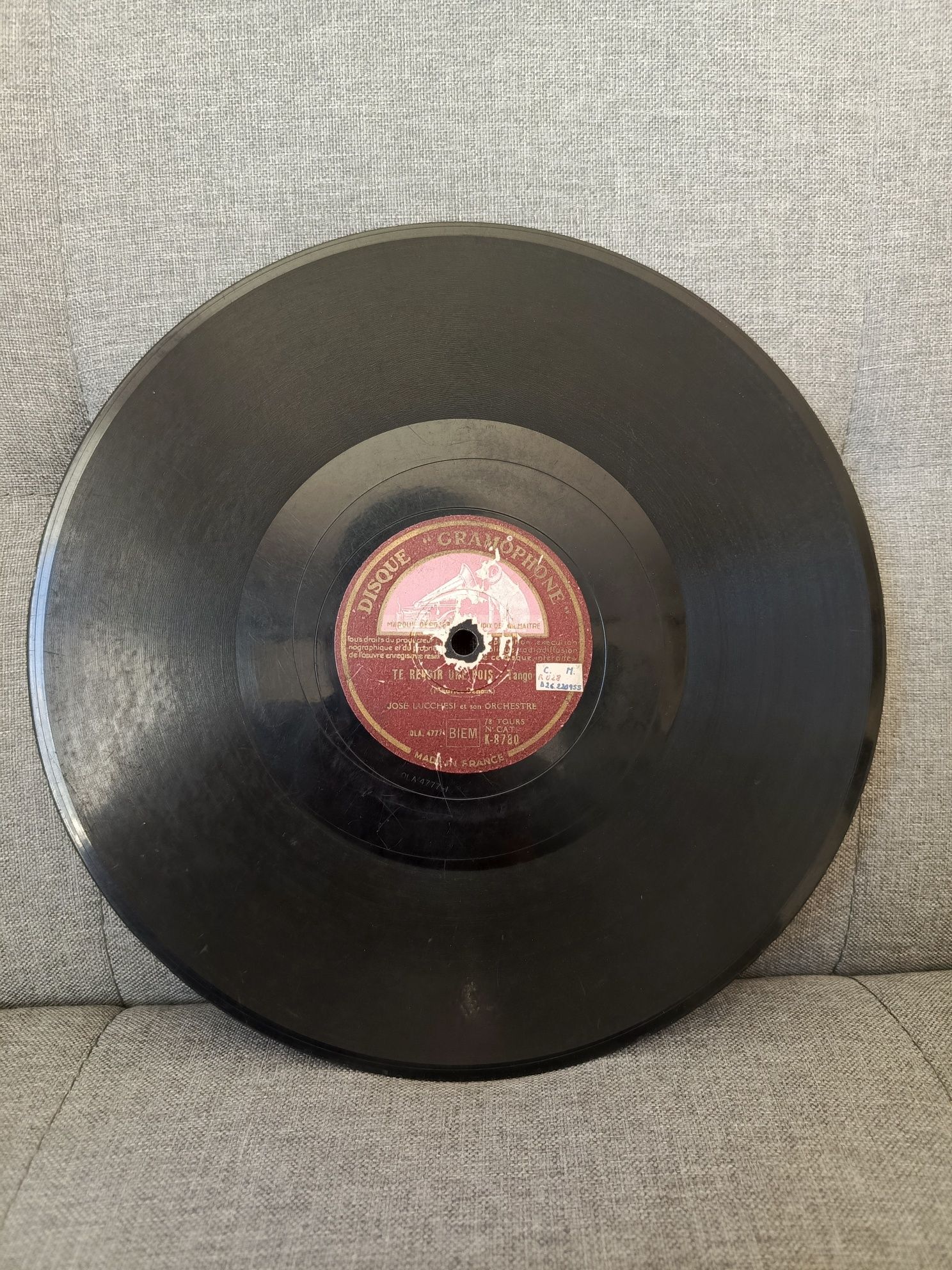 José Lucchesi - Płyta szelakowa (HMV)
