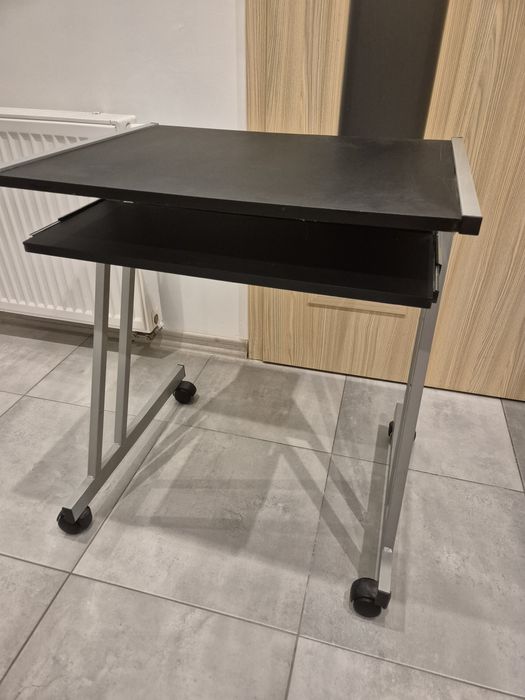 Biurko czarne rozkładane