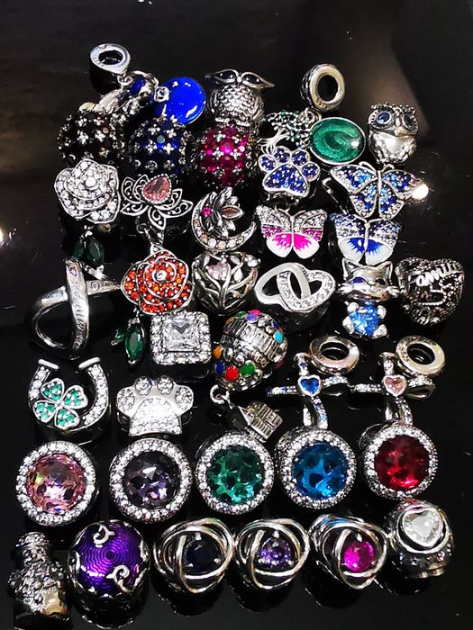 Charmsy,zawieszki do bransoletki, NOWE,srebrne s925