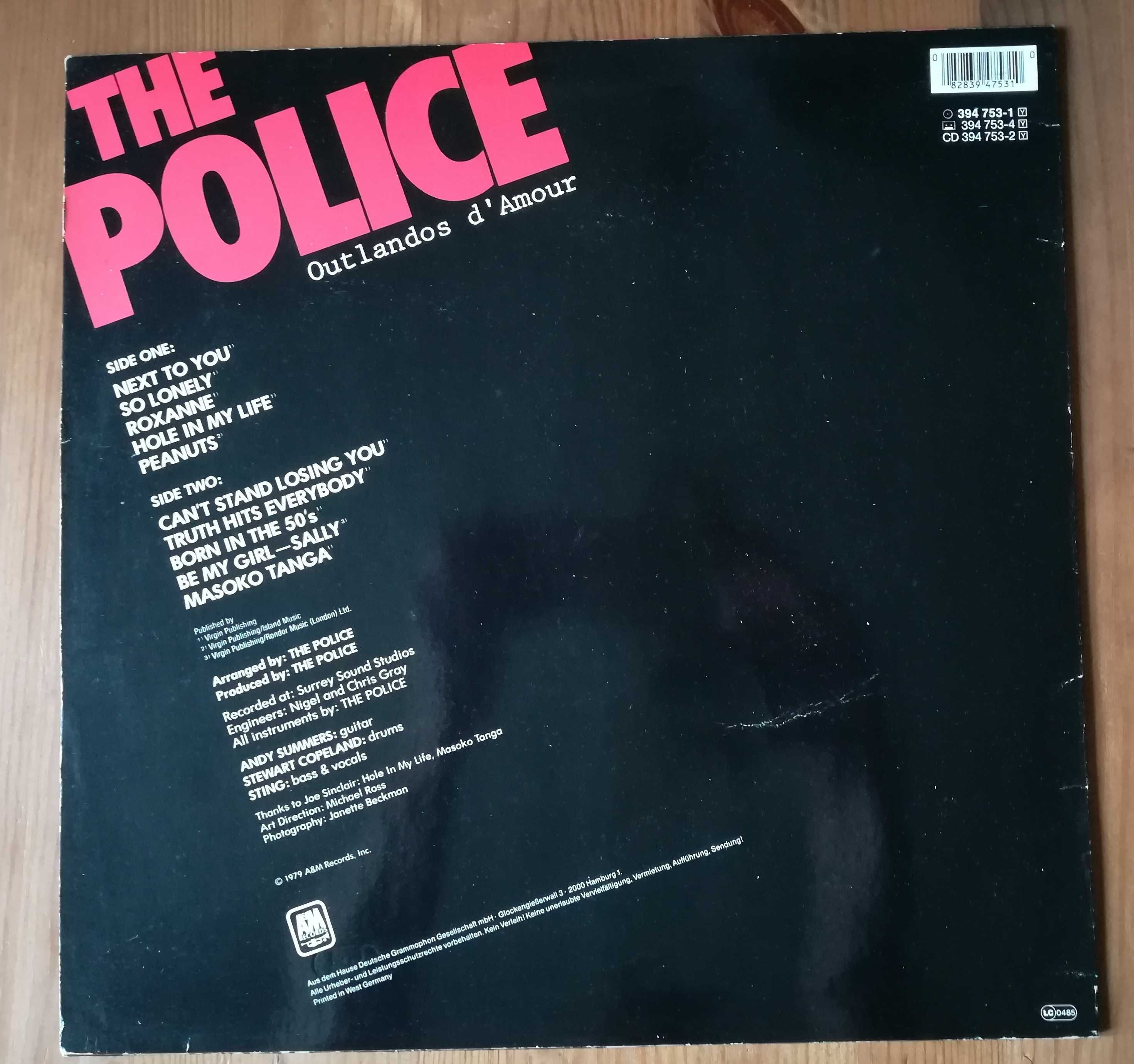 The Police - Outlandos d`Amour - płyta winylowa