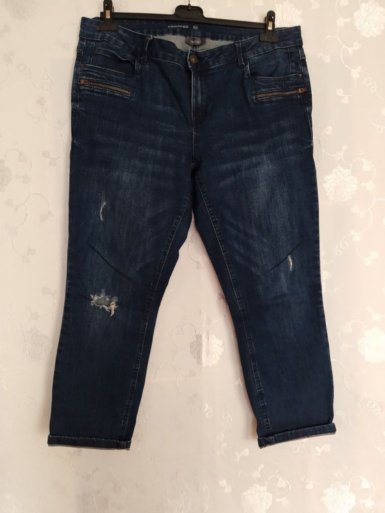 Spodnie Jeans nogawka prosta roz 46