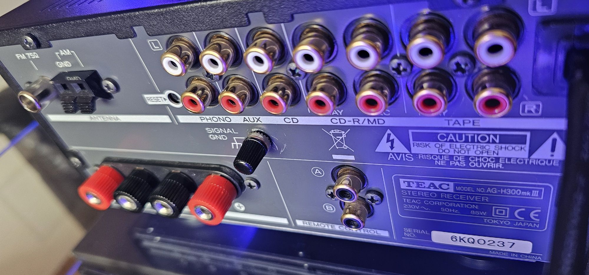 TEAC AG-H300MK3 Amplituner do micro-zestawu+oryg.pilot-ideany stan