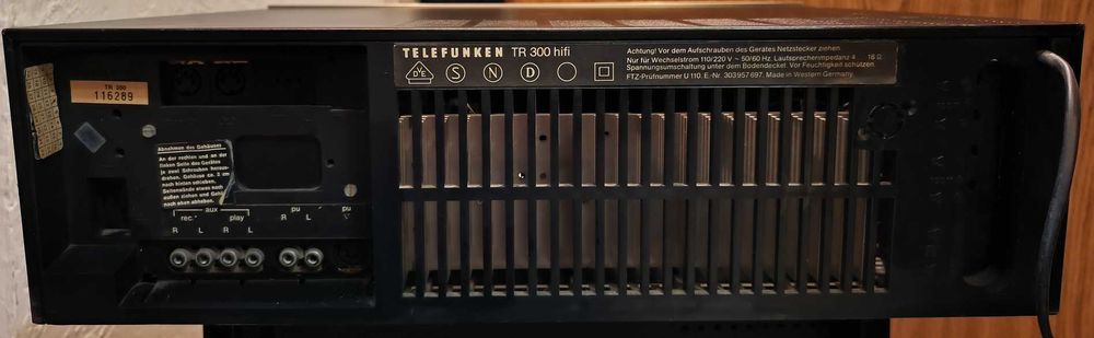 Amplituner Telefunken TR-300 Hi-Fi  4x55 W idealnie sprawny oryginalny