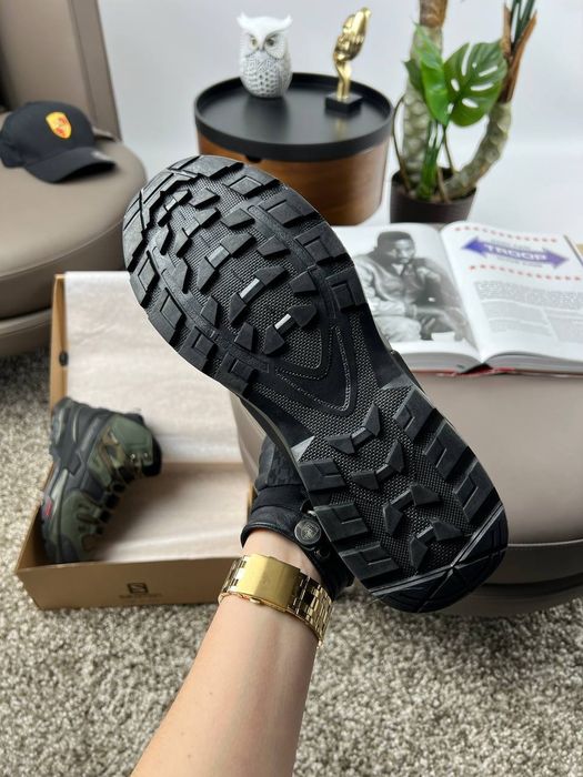 Мужские зимние кроссовки Salomon Quest 4 Gore-Tex Khaki 41-46 р