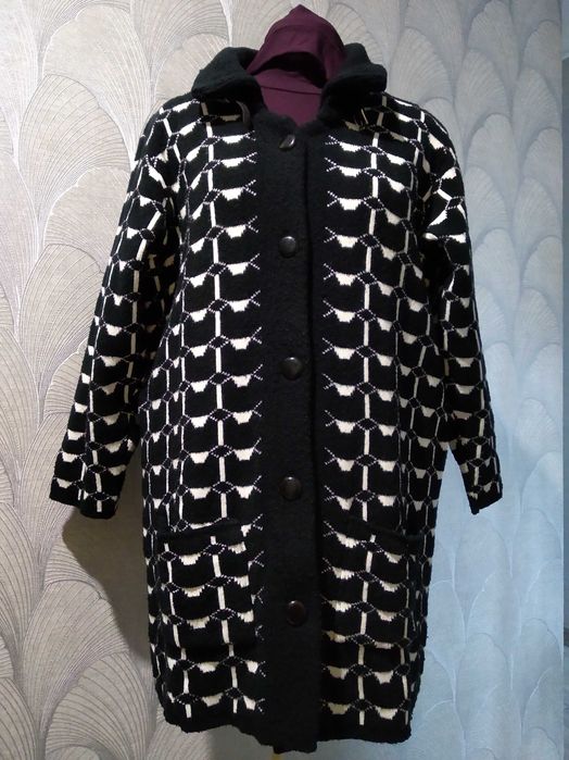 Тепле жіноче трикотажне пальто (кардиган),  Туреччина