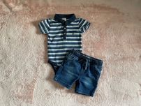 Body eleganckie z krótkim rękawem H&M rozmiar 68, jak NOWE