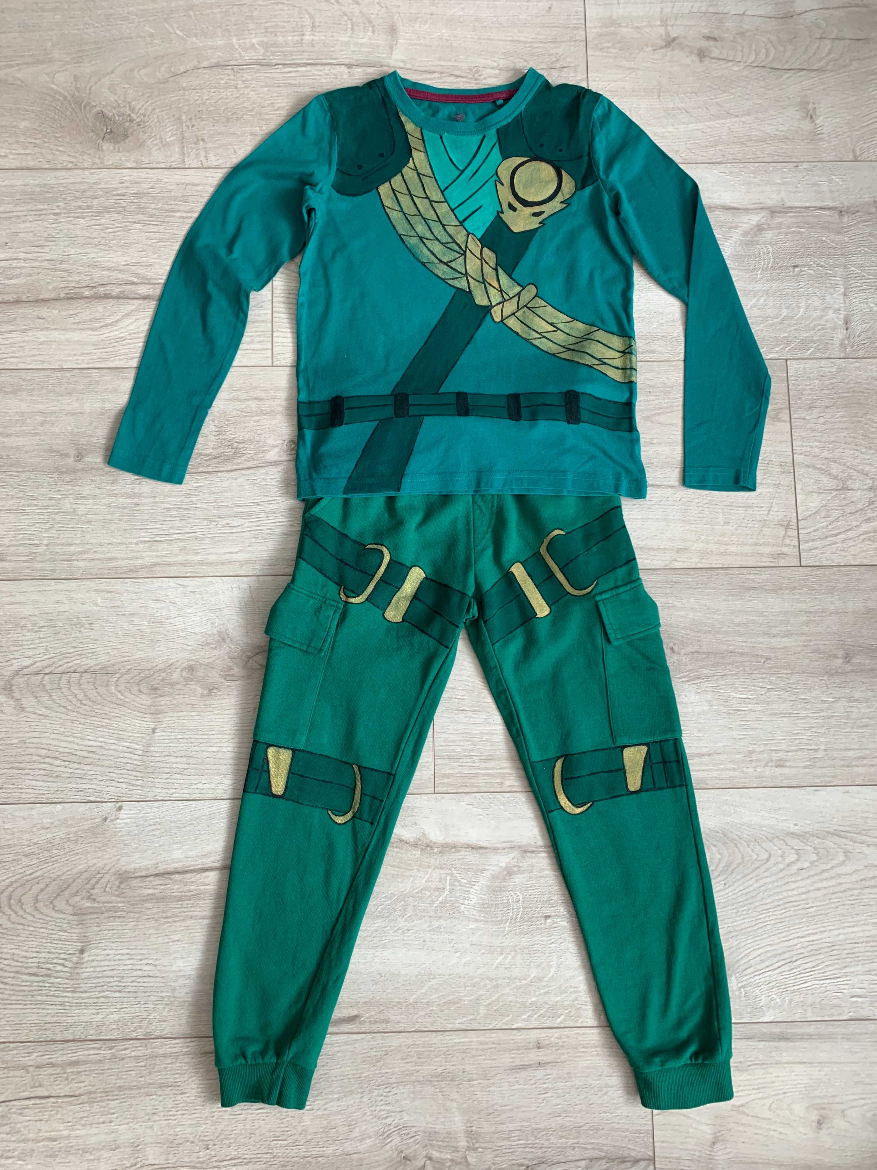 Spodnie + bluzka 134, Strój Lego Ninjago Lloyd DIY