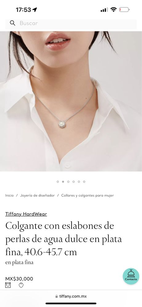Прикраса з перлиною Tiffany