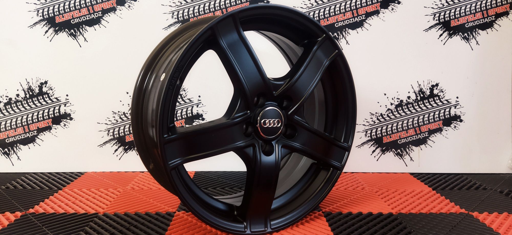 Nowe Alufelgi Czarne 16" 5x100  Fabia Kamiq Scala Rapid Roomster VW