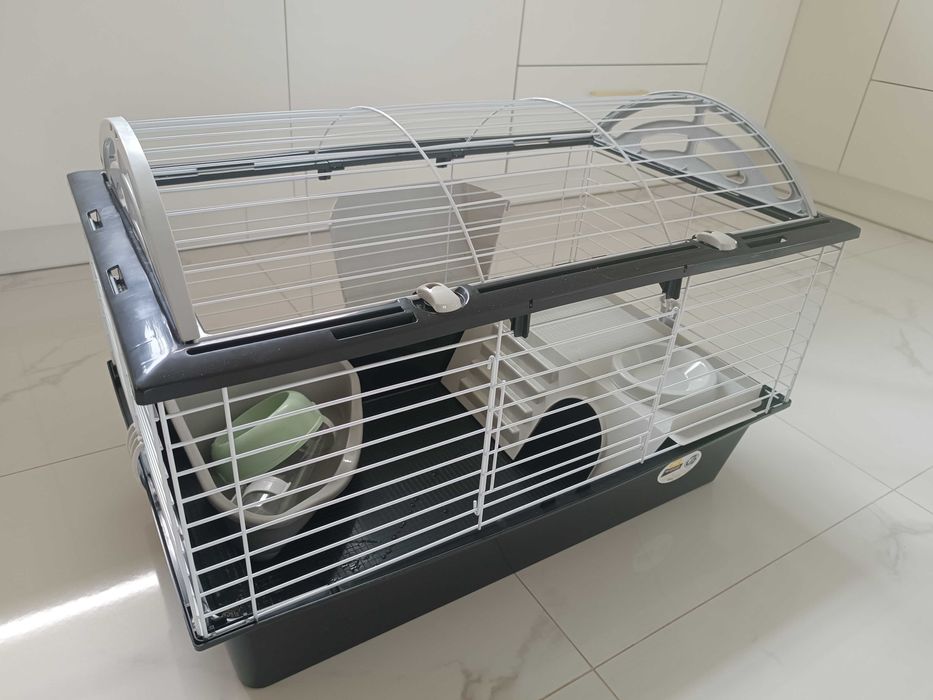 Klatka dla królików świnek morskich myszy chomika BDB + akcesoria