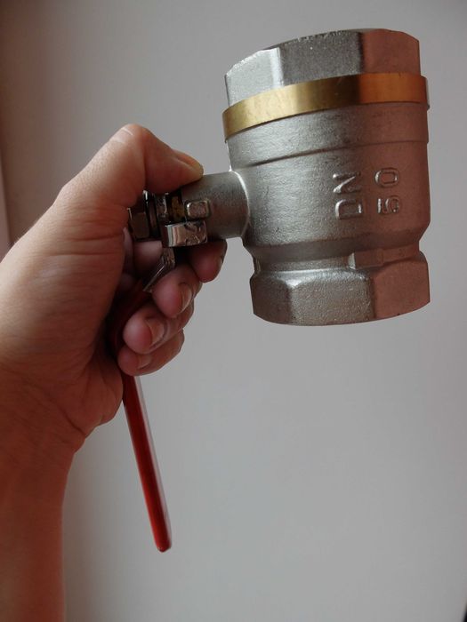 Кульовий кран латунний великий Formec 1 1/2 DN40 Італія