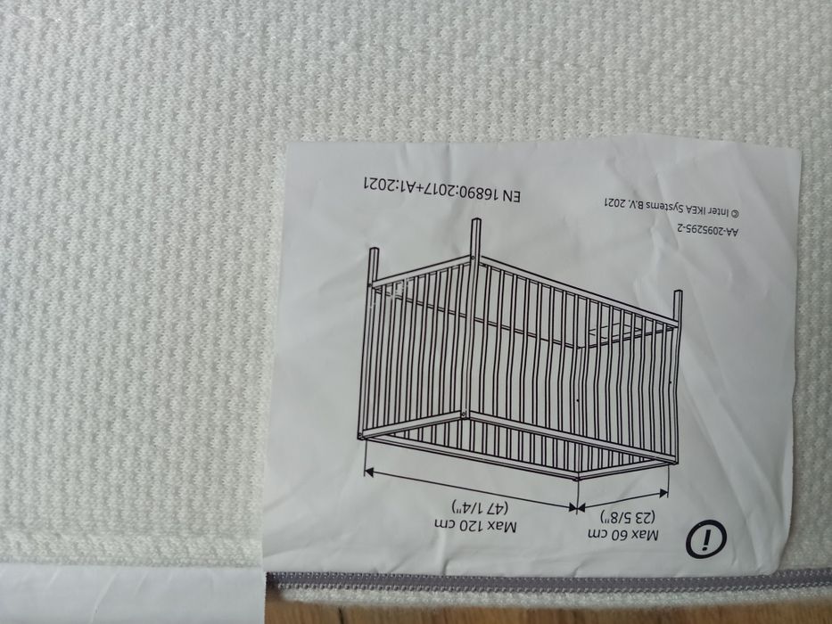 Materac do łóżka dziecięcego ikea