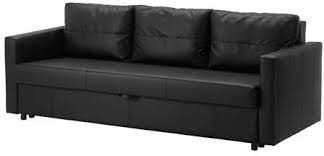 Sofa , kanapa FRIHETEN  3-osobowa, rozkładana,  czarny IKEA OKAZJA !!!