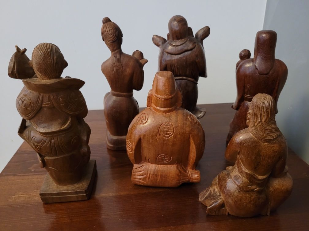 Piękne drewniane figurki Łódź Przędzalniana