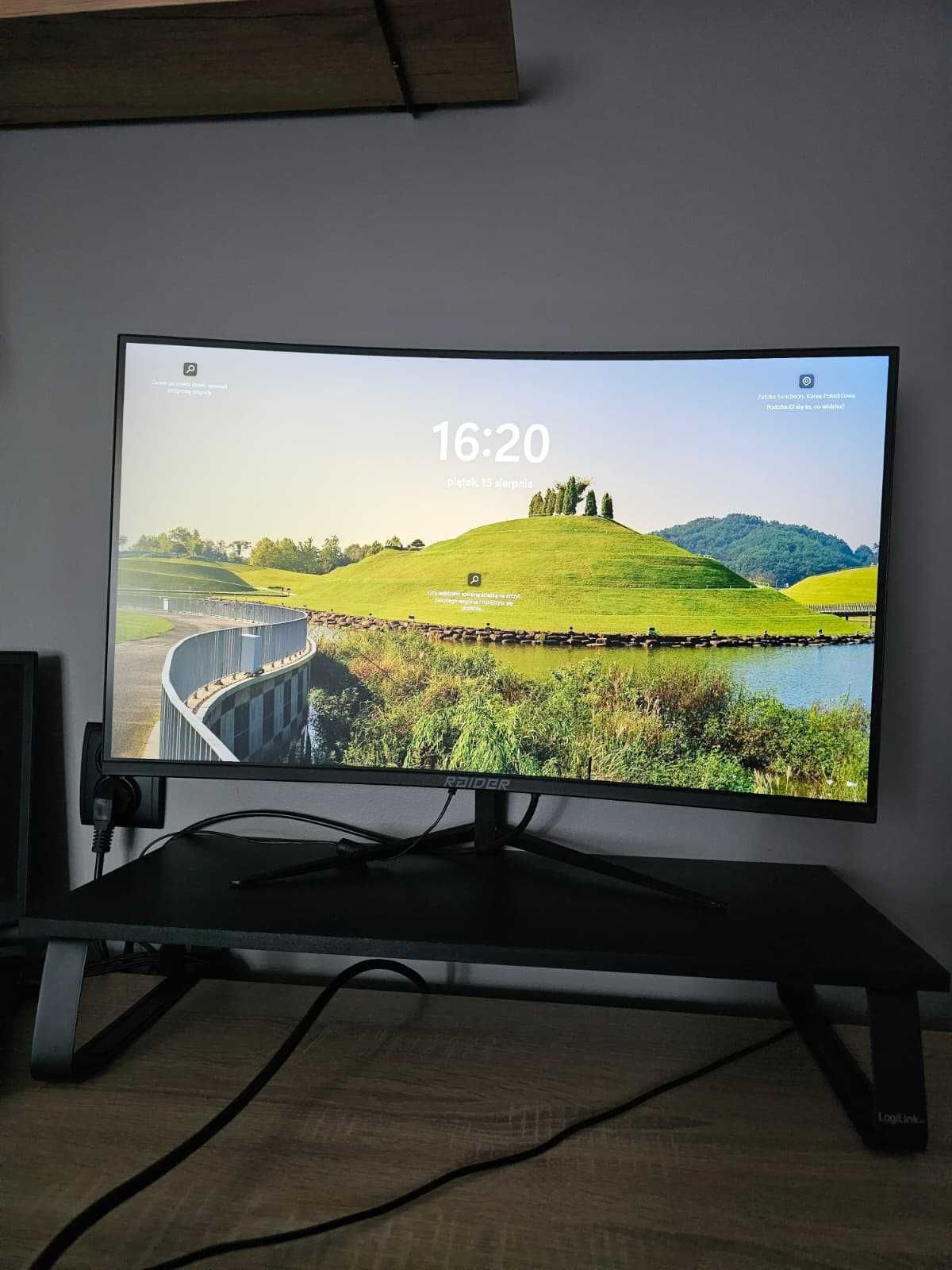 Monitor gamingowy 27 cali + podstawka