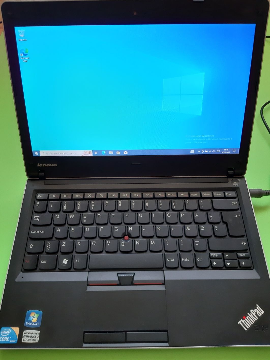 Ноутбук Lenovo ThinkPad Edge 4gb, 500 gb, i3