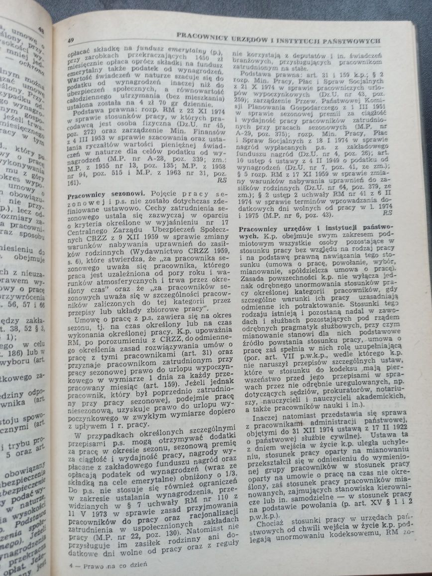 Prawo na co dzień encyklopedia podręczna prawo pracy studia 1975