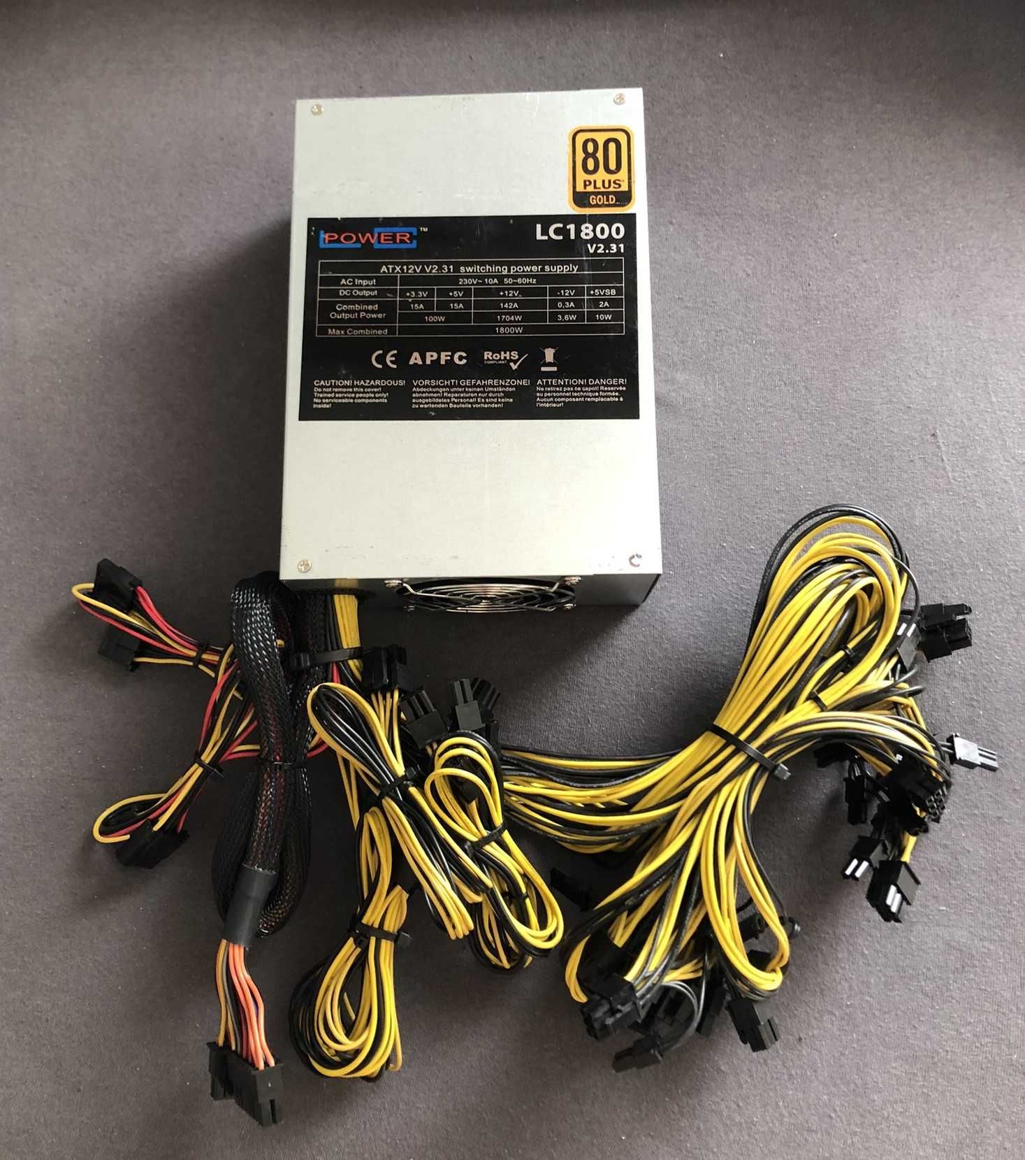 Zasilacz LC-Power Mining Edition 1800W V2.31