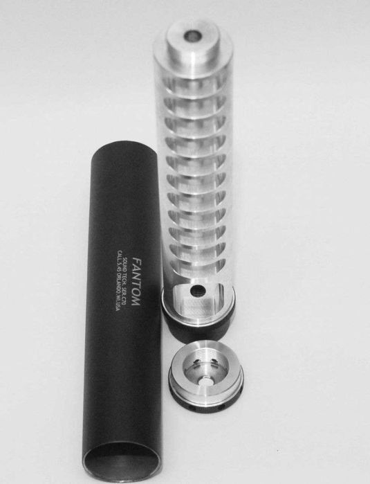 Титановий ПБС,Саундмодератор, титан,глушитель 5.45,5.56,7.62,.223,.308