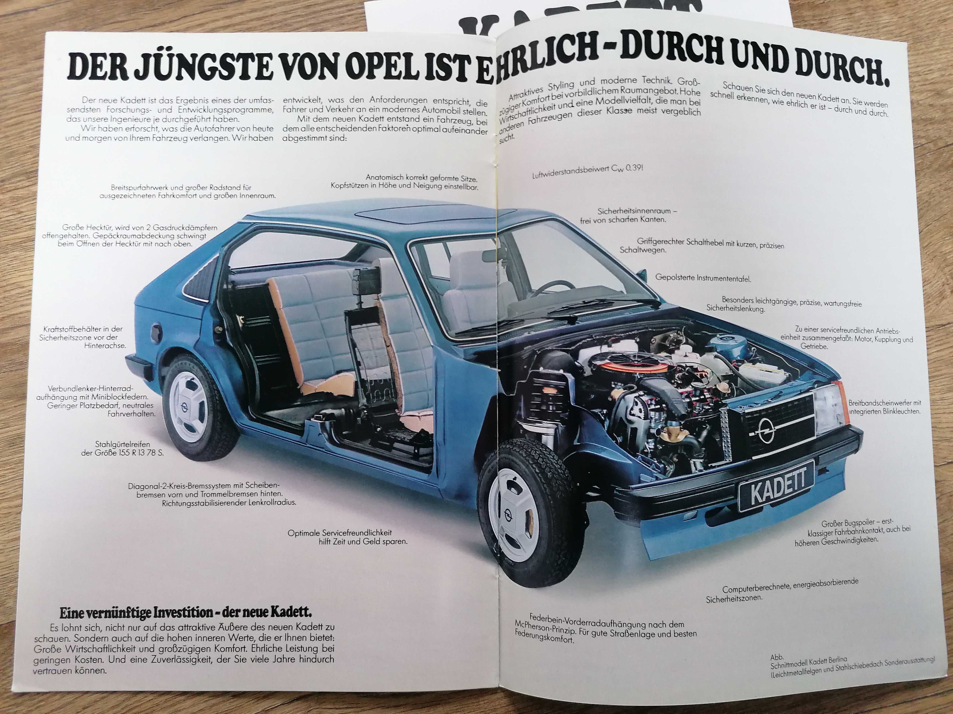 Prospekt Opel Kadett D