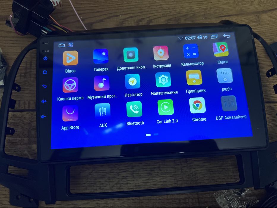 Магнітола Android Hyundai Santa Fe 2 Gps Dsp Carplay Андроїд Санта Фе