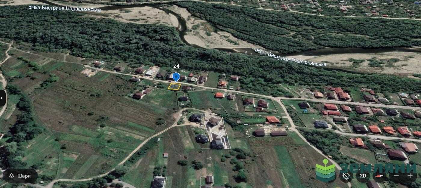 Продається ділянка 4 сот під будівництво в Опришівцях